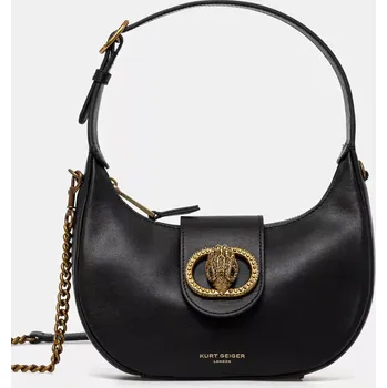 Kabelka Kožená kabelka Kurt Geiger London CHELSEA 3601100109 černá 99X, vel. ONE SIZE