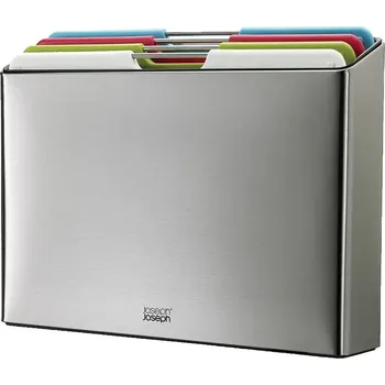 Kuchyňské prkénko Prkénko FOLIO 60213 34 x 24 cm, sada 4 ks, plast/nerezová ocel, Joseph Joseph - doprava zdarma od 2999 Kč