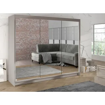 Šatní skříň Šatní skříň se zrcadlem Geneva III, Barva: kašmír MIRJAN 5903211404344