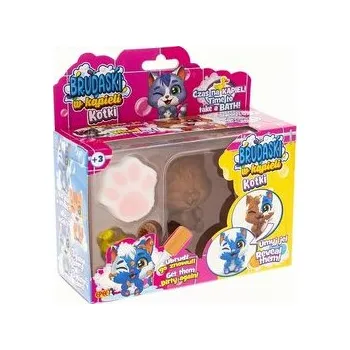 plyšák Brudaski w kąpieli Kotki - Karmelek