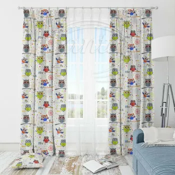 Dante Dekorační látka 361038/104 sovičky na závěsy, polštářky - 150 cm