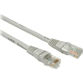 Síťový kabel Solarix patch kabel CAT6 UTP PVC 2m šedý non-snag-proof C6-155GY-2MB