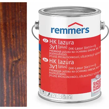 Lak na dřevo Remmers HK-LASUR [PLUS] 5L 5434 Ořech - Nussbaum - Walnut + dárek k objednávce nad 1000Kč