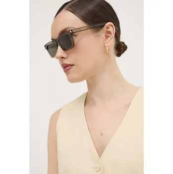 Sluneční brýle Sluneční brýle Saint Laurent BETTY dámské, pruhledná barva, SL 461 SL.461.BETTY TSP, vel. 54