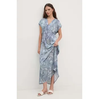 Dámské šaty Šaty Sandro Ferrone SFS32XBDMORISIA modrá 55X, vel. 38