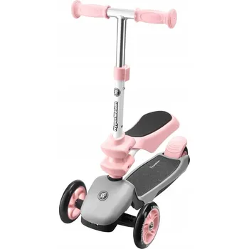 Koloběžka Tříkolová koloběžka HyperMotion růžová