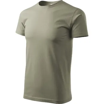 Pánské tričko Heavy New tričko unisex světlá khaki L