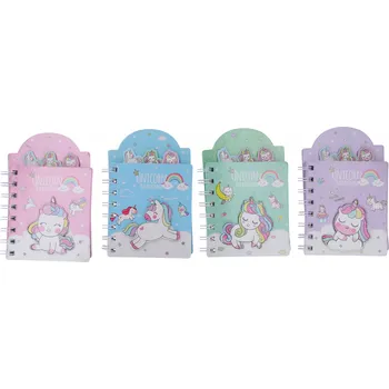 Blok Notes 14x9 cm, 60 listů - Jednorožec
