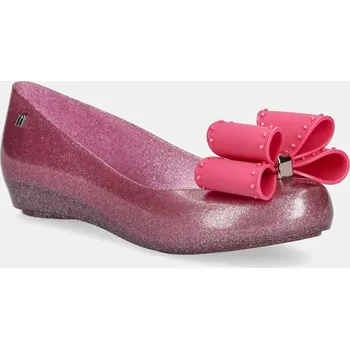 Dámské baleríny Baleríny Melissa MELISSA ULTRAGIRL CLASSIC BOW AD růžová barva, M 35965.BC919 M.35965.BC919 42X, EUR 37