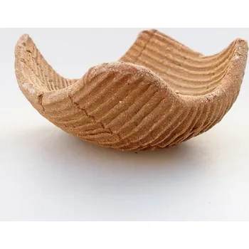 Květináč Keramická Skořápka 7,5 x 7,5 x 4 cm režná