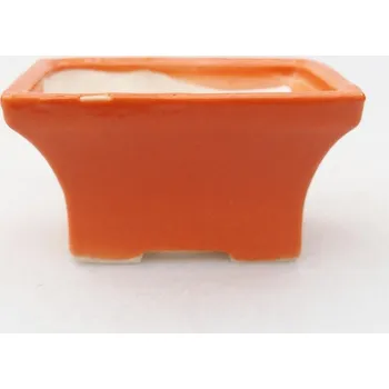Květináč Mini bonsai miska 5,5 x 4 x 3 cm oranžová