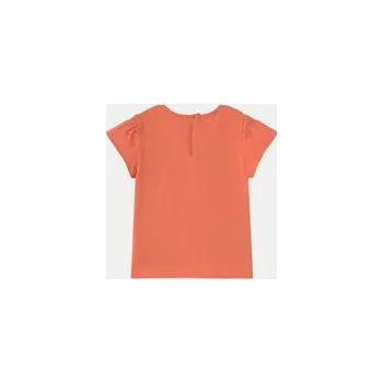 Oblečení a móda Mayoral T-Shirt 1049 Oranžová Regular Fit 6M