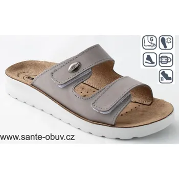 Dámská zdravotní obuv SANTÉ PO/408 GRIGIO pantofle vel.37-42, SANTÉ PO/408 GRIGIO