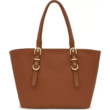 Kožená kabelka Tous BUCKLES 2002189443 hnědá 88X, vel. ONE SIZE