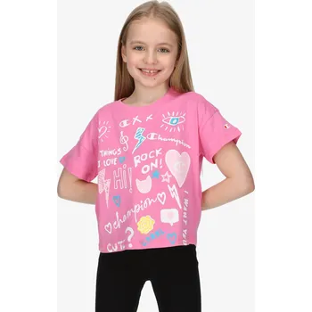 Chlapecké tričko Champion GIRLS GRAFFITI T-SHIRT XL