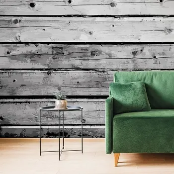 Tapeta Dovido Tapeta moderné prevedenie dreva v šedom