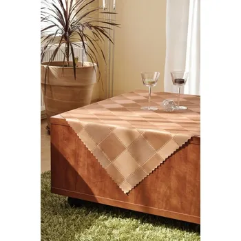 ubrus Polášek Holešov Ubrus teflon Du-pont č.2384 100% polyester Hnědá 50x100 ovál