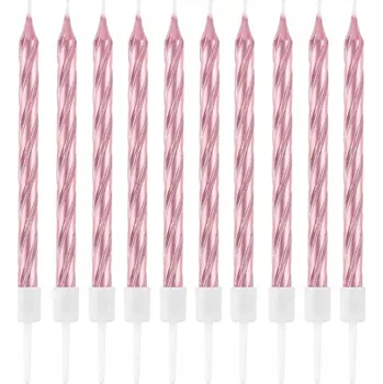 Dortová svíčka NAROZENINOVÉ SVÍČKY DORT SVÍČKA SVÍČKY RŮŽOVÉ