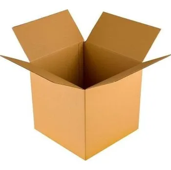 Obalový materiál Kartonová krabice klopová 200x200x300 mm 5VVL BC 560g/m2 hnědá - paleta 960 ks