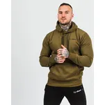 GymBeam Mikina Athlete Military Green Black Velikost: S