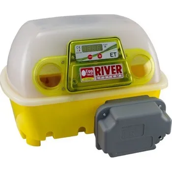 Umělá líheň Líheň kuřat ET12 (EGG TECH) digitální automatická z antibakteriálního materiálu Biomaster, s dolíhní