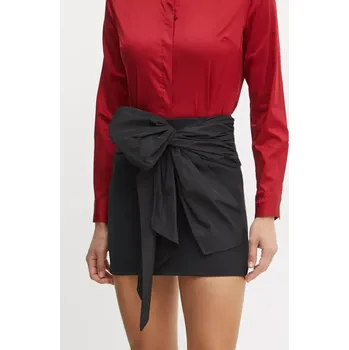 Dámská sukně Sukně Silvian Heach ILMAN černá barva, mini, pouzdrová, CVA24041MG 99X, vel. 36