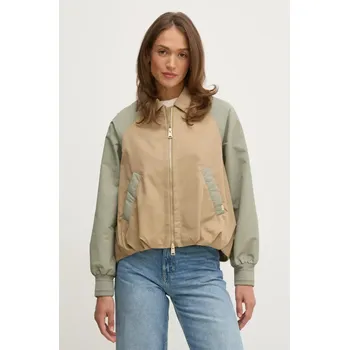 Pánská softshellová bunda Bunda Mos Mosh béžová barva, přechodná, 168000 80X, vel. XS