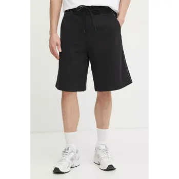 Pánské kraťasy Bavlněné šortky Versace Jeans Couture pánské, černá barva, 78GAD3B1 F0010 78GAD3B1.F0010 99A, vel. M
