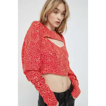 Dámská halenka Halenka Rotate 1000381293 červená 33X, vel. 40