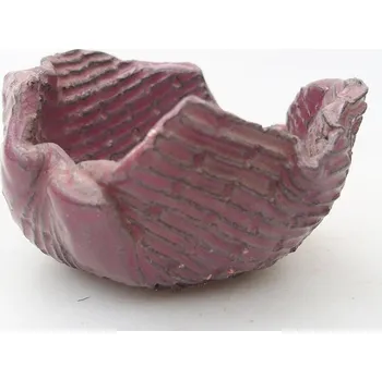 Květináč Keramická Skořápka 8 x 7,5 x 4,5 cm růžová