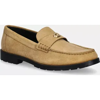 Dámské mokasíny Semišové mokasíny Coach Jocelyn dámské, hnědá barva, na plochém podpatku, CZ376 CZ376.NLW 88X, EUR 37