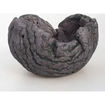 Květináč Keramická Skořápka 15 x 13 x 11 cm kovová