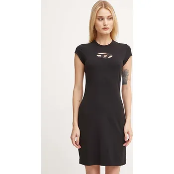 Dámské šaty Šaty Diesel D-ANGIEL černá barva, mini, A06270.0AFAA 99X, vel. S