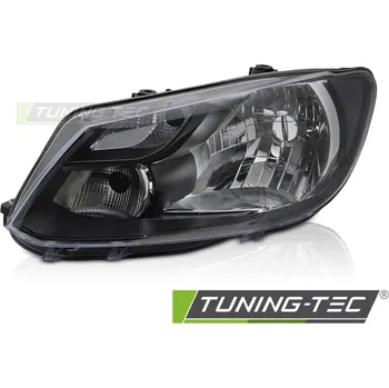 Osvětlení automobilu PŘEDNÍ SVIETIDLO ČIERNE ĽAVÉ STRANĚ H4 TYC do VW CADDY 11-14