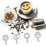 Šablony na zdobení kávy 16 ks