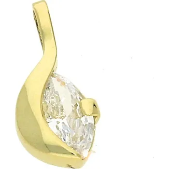 Přívěsek Goldstore Zlatý přívěsek s broušeným zirkonem Váha: 0.67 g