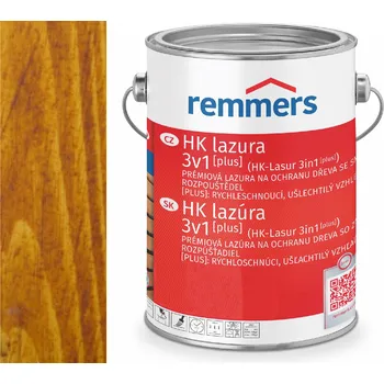 Lak na dřevo Remmers HK-LASUR [PLUS] 5L 5444 Dub rustikální - Eiche rustikal + dárek k objednávce nad 1000Kč