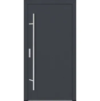 Vchodové dveře Hahn-Türke Vchodové dveře DS82-M00 Barva: Antracit, Směr otevírání: Levé, Ven, Celkové rozměry: 1100x2200mm