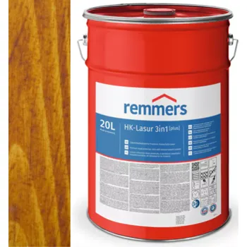 Lak na dřevo Remmers HK-LASUR [PLUS] 20L 5444 Dub rustikální - Eiche rustikal + dárek k objednávce nad 1000Kč
