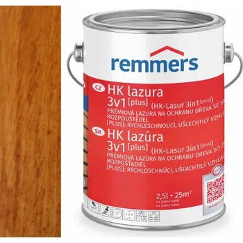 Lak na dřevo Remmers HK-LASUR [PLUS] 2,5L 5436 Pinie - Modřín - Lärche + dárek k objednávce nad 1000Kč
