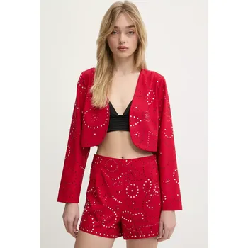 Dámské sako Sako Never Fully Dressed Gem NFDTO1639 červená 33X, vel. S