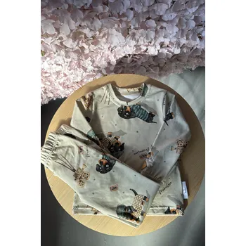 Dívčí mikina Mimilove Dlouhé&nbsp;pyžamko vel. 6-9 let Pejsci