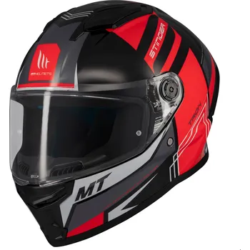 Helma na motorku MT Helmets Integrální helma na motorku MT Stinger 2 Tron černo-červeno-šedá S