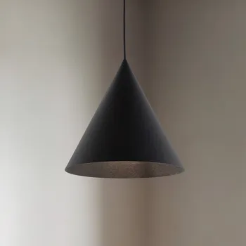 Svítidlo TK Lighting Závěsné svítidlo Cono, jedno světlo, Ø 25 cm, černá barva - Stříška - Ø 8 cm, výška 3 cm černá matná 1 x 15 W LED - Doprava zdarma