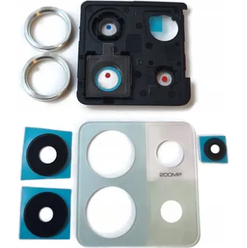 Pouzdro na mobilní telefon Ochranný ostrůvek fotoaparátu sklo kamery rámeček Xiaomi Redmi Note 13 Pro 5G, fialový