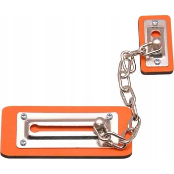 Příslušenství pro čtečku elektronické knihy STŘÍBRNÁ ZÁSUVKA S ŘETÍZKEM NA ORANŽOVÉ PODLOŽCE PRO MANIPULAČNÍ TABULE