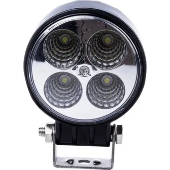 Osvětlení automobilu LED Pracovní světlo 12W (4 x 3W EPISTAR) 60° (kulaté černé) EPWL97