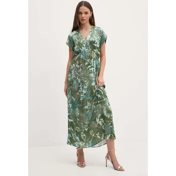 Dámské šaty Šaty Sandro Ferrone SFS32XBDMORISIA zelená 77X, vel. 38