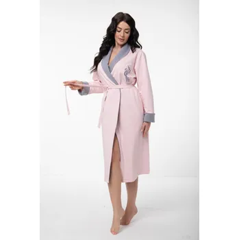 Dámský župan DÁMSKÝ ŽUPAN FR-386 DOROTA růžová M