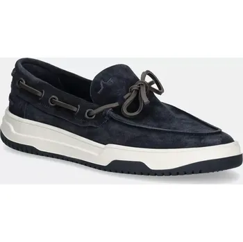 Dámské mokasíny Semišové mokasíny Paul&Shark pánské, tmavomodrá barva, 25418013.13 59X, EUR 40